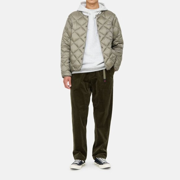 BNWT AW24 GRAMICCI CORDUROY LOOSE TAPERED RIDGE PANT GREEN S - Picture 1 of 15